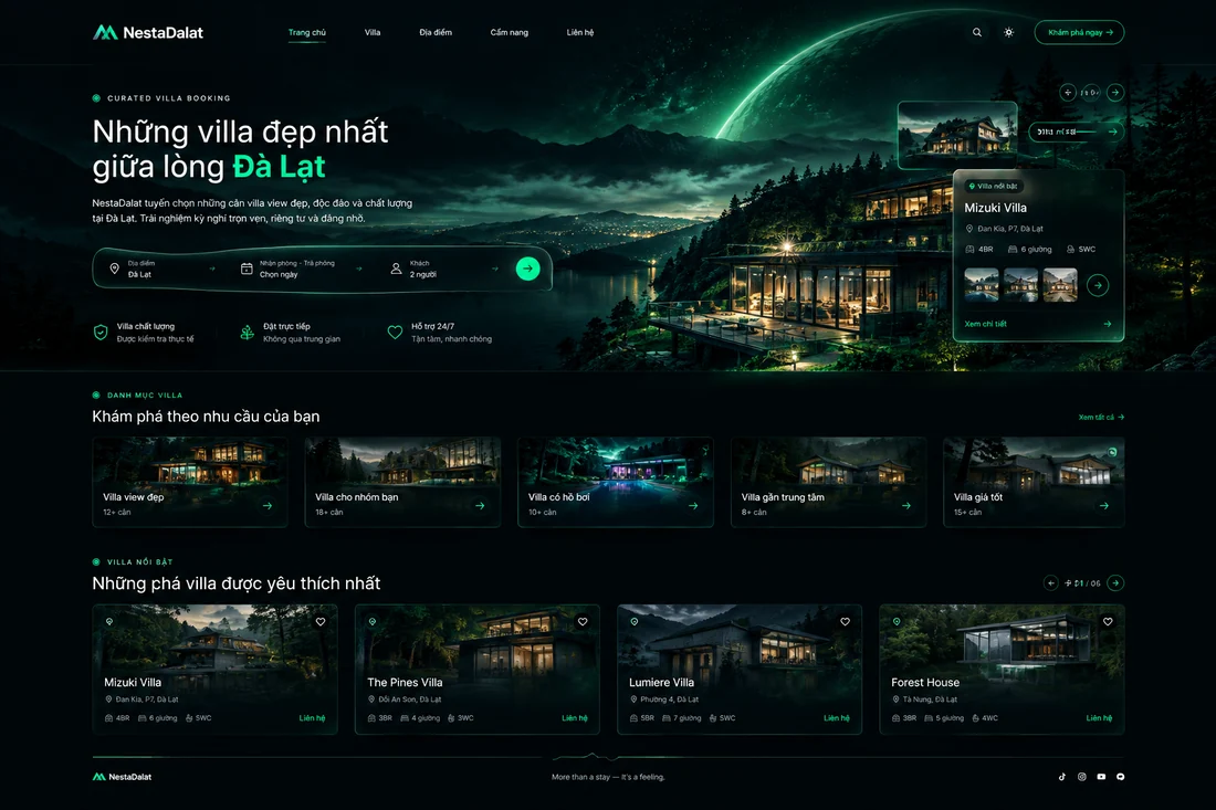 NestaDalat villa booking
